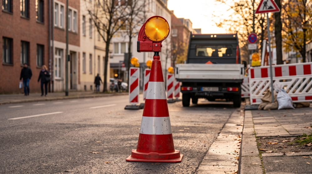 Baustellenleitkegel: Wie man Höhe, Material und Sichtbarkeit auswählt