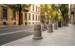 Poller für Stadtmöblierung: fest, abnehmbar, flexibel und Parksperren