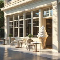 Ausstattung für Bar, Eisdielen, Konditoreien und Bistrots