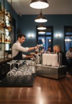 Professioneller Gläsertrockner