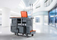 Reinigungswagen für Krankenhaus