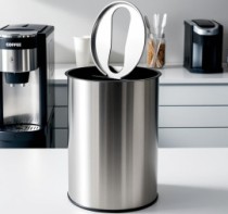Abfallbehälter für Becher und Löffel