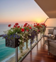 Pflanzkästen für Balkon und Terrasse