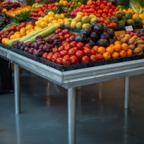 Verkaufstische für den Markt