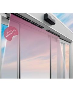 Automatische Tür mit Luftvorhang