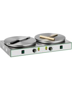 Elektro-Crêpesgerät 2 Platten 35 cm h0962