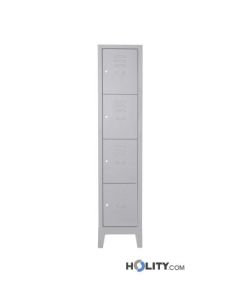 Schliessfachschrank mit 4 Fächern h22815