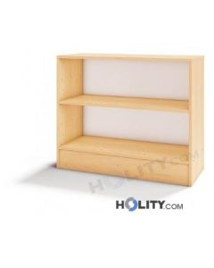 Offener-Schrank-mit-2-Einlegeböden-für-die-Vorschule-h40234