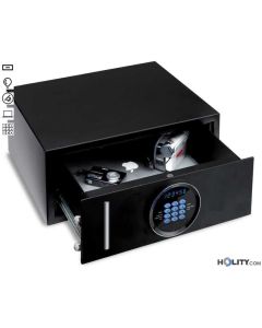 Elektronischer-Hotelsafe-mit-Schublade-für-Laptop-h7601