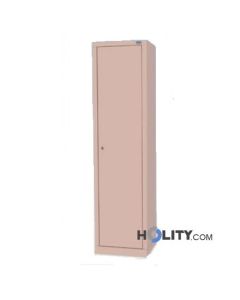 Besenschrank mit 1 Tür aus laminiertem Zink h11109