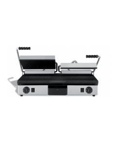 Doppel-Kontaktgrill Grauguss 3,5 kW h2338