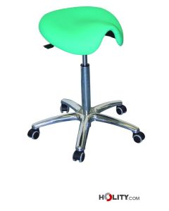 Ärztlicher-Rollhocker-mit-gepolstertem-Sitz-h1016_01