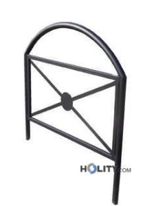 Abgrenzungsbarriere mit oberem Bogen aus Rundprofil h10991