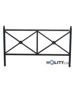 Absperrung zur Verkehrssicherheit, gekreuzte Stangen h10993