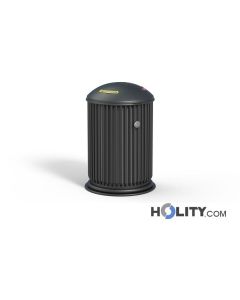 Mülltrennbehälter für die Fußgängerzone h140132 - Bild 2