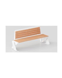 Sitzbank als Stadtmobiliar mit 4 Plätzen h140_324