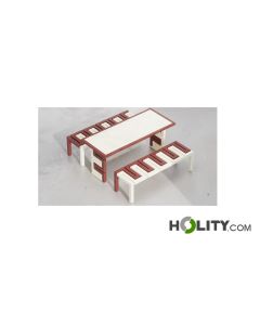 Picknicktisch-mit-Sitzbänken-h140_388