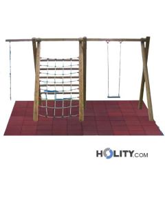 Einzel-schaukel-gestell-mit-Kletterseil-h17204