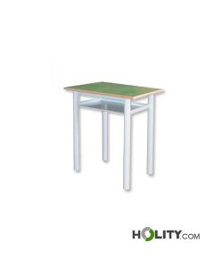 Schultisch-mit-Ablage-aus-Blech-h17238