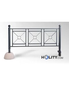 Drehbare Absperrung als Stadtmobiliar h19123