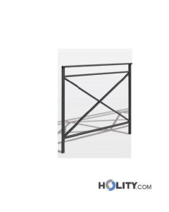 Absperrung zur Verkehrssicherheit aus Stahlprofil h19170