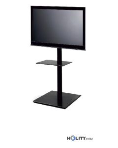 TV-Bodenständer-mit-fester-Höhe-und-Rollen-h19318