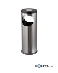 Abfalleimer-Aschenbecher Edelstahl 19 Liter h2005