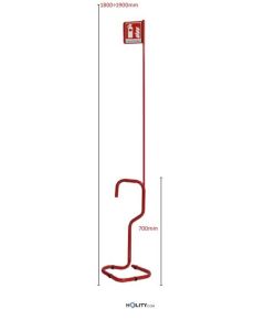 Feuerlöscherständer-mit-Schild-h214_51