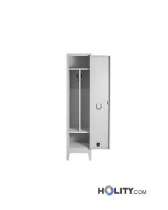 Umkleideschrank mit Unterteilung und 1 Schließfach h22809