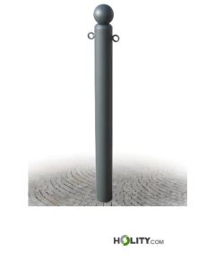 Stahlrohrpoller als Stadtmobiliar h28779