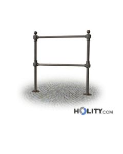 Absperrung für Fußgänger aus Stahl + Aluminium h287_128