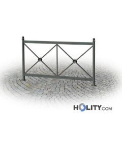 Stahlabsperrung für Fußgänger aus Stahl h287_134