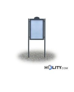 Werbe-/Infotafel als Stadtmobiliar aus Metall h287_172