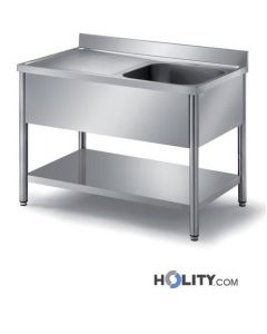 Edelstahlspülen-Einzelbecken-und-Abtropffläche-L-100-cm-h314_102