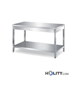 Tisch-mit-Ablage-aus-Edelstahl-h314-83