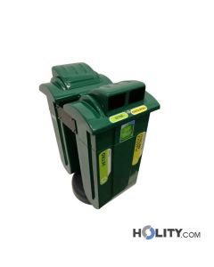 Recycling-Müllbehälter-130L-h32611