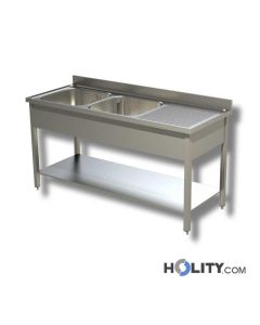 Edelstahlspüle-mit-zwei-Becken-und-Abtropffläche-h35714