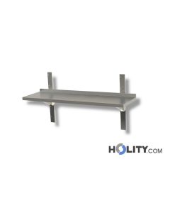 Einzelner-Edelstahl-Regal-Länge-100-cm-h357-30