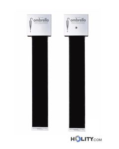 Wand Regenschirmbeutel-Spender für nasse Schirme h35804