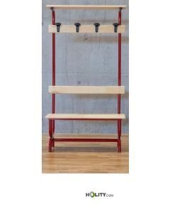 Umkleidebank-mit-Taschenhalter-1-m- h38_20
