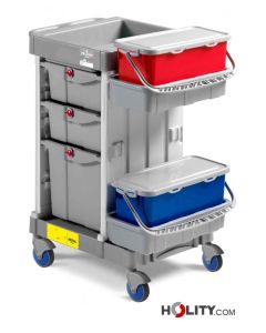 Antibakterieller Reinigungswagen für Bereiche mit MRT h422_39