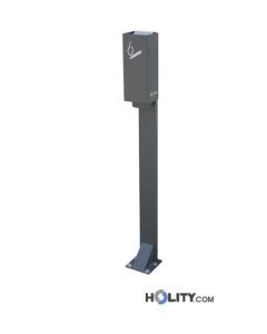 Aschenbecher - Aussenbereich, verzinkter Stahl h42405