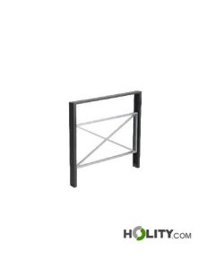 Modulare Absperrung/Fußgängerschutz Streben ü. Kreuz h424_63