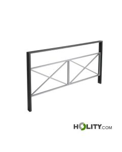 Modulare Absperrung/Fußgängerschutz Streben ü. Kreuz h424_64