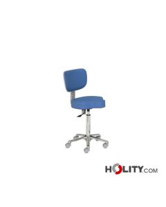 Hocker für Arztpraxis mit dreieckiger Sitzfläche h448_97