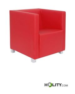 Kunstleder-1-Sitzer-Sofa-mit-Füßen-h449_107