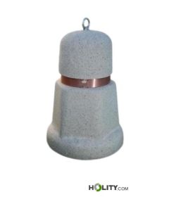 Poller-mit-sechseckigem-Sockel-für-Stadtmobiliar-h45005