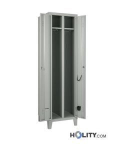 2-türiger Spindschrank für Umkleiden aus Metallblech h471_09