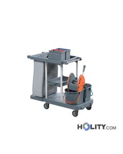 Reinigungswagen mit Sackhalterung h489_19