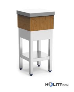 Hackblock-aus-Holz-und-weißen-Fasern-h509_39